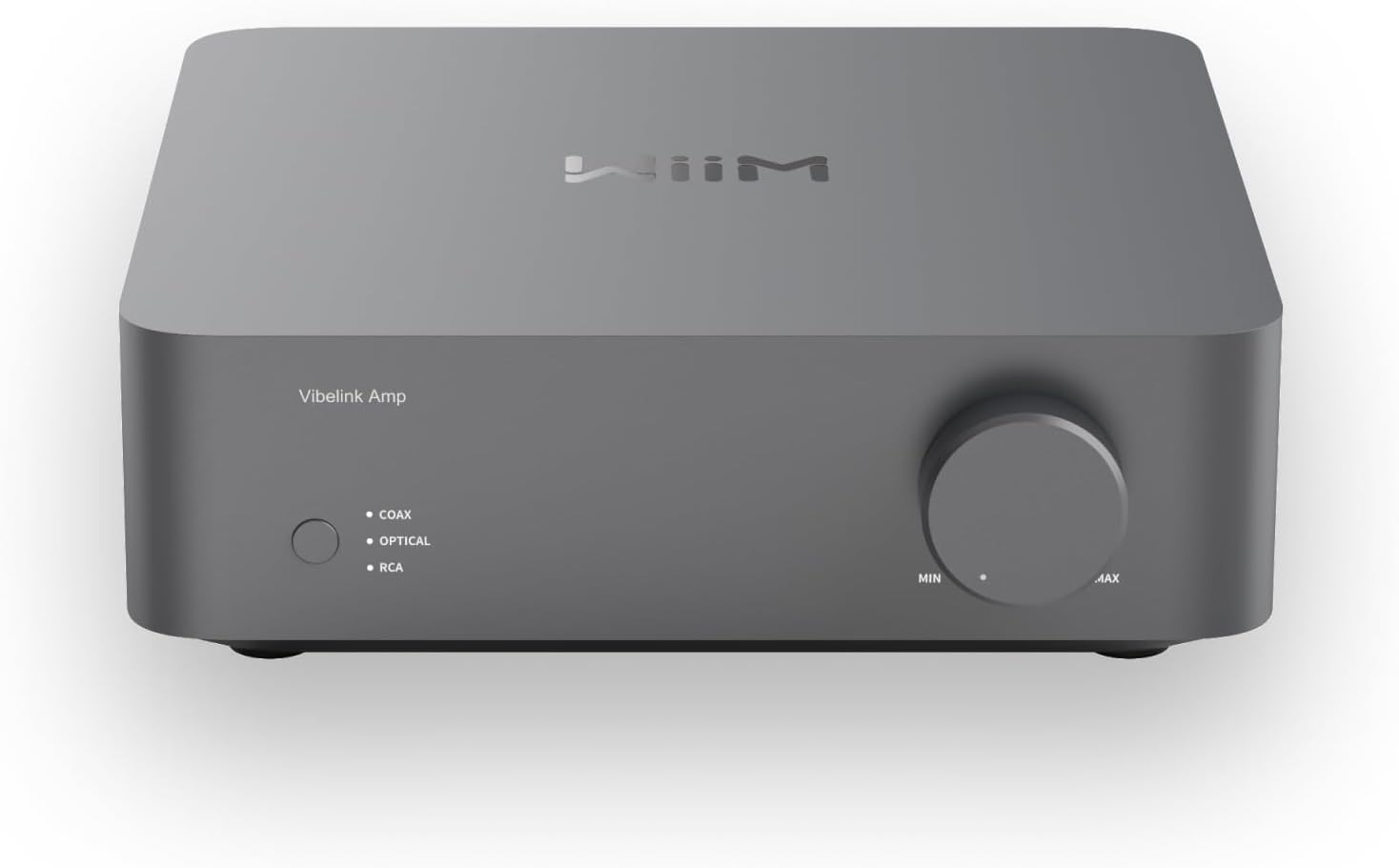 WiiM Vibelink Amp Stereo Amplifier for Passive Speaker Upgrade | Upgrade Your Favorite Passive Speakers with Powerful, Audiophile-grade Amplification and Modern Hi-Fi Performance.